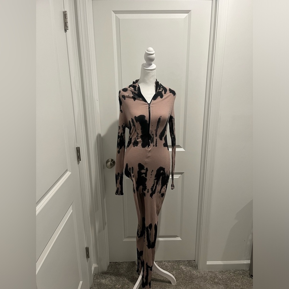 Long sleeve Tie Dye Jumpsuit